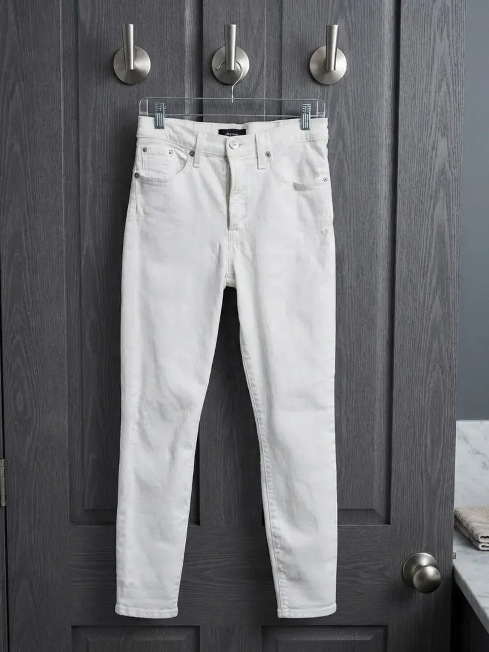 J. Crew | White Skinny Jeans Size 28